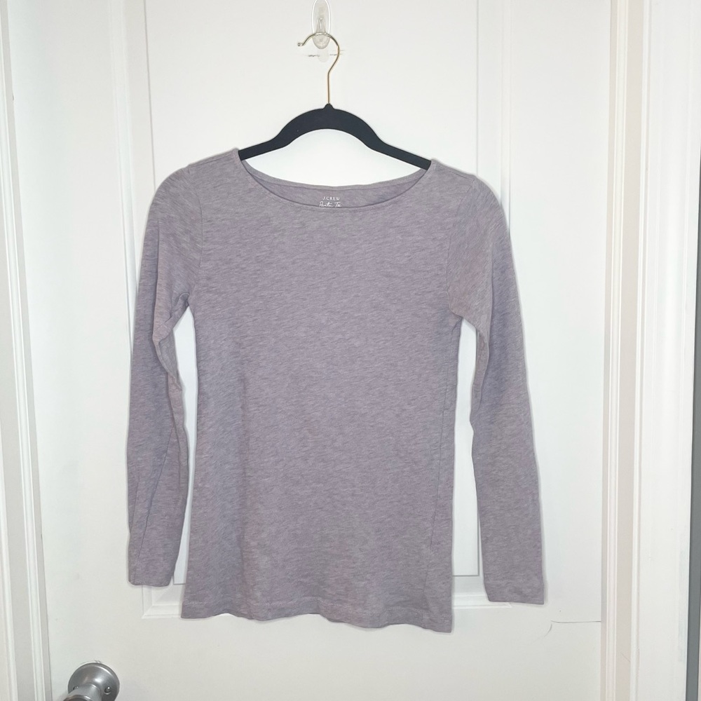 J. crew light purple painters tee. Size XS long sleeve - cotton